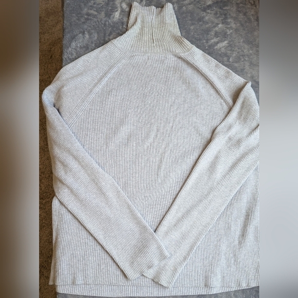 Jeanne Pierre Sweater Women’s Large Turtleneck Cotton Vintage - Picture 1 of 8